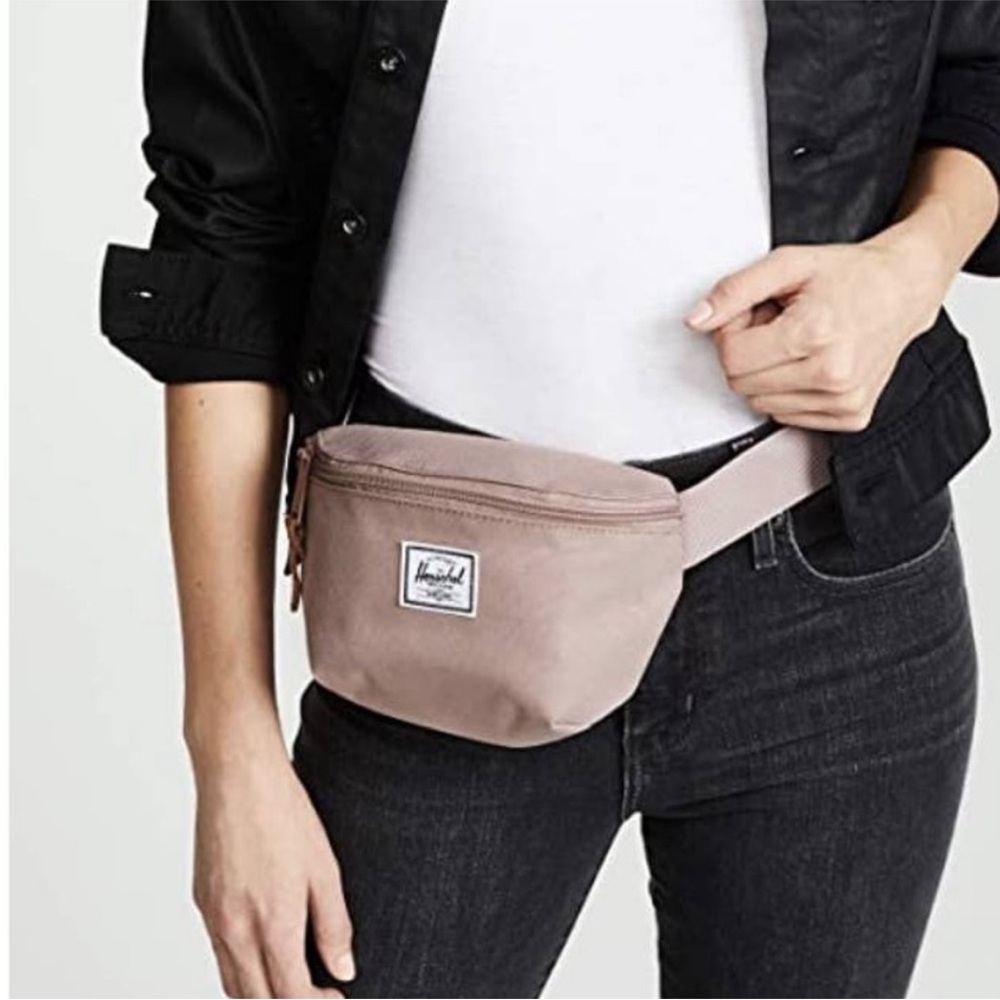Herschel Supply Company Mini Belt Bag in Dusty Pink Fanny Pack Crossbody - Picture 2 of 4